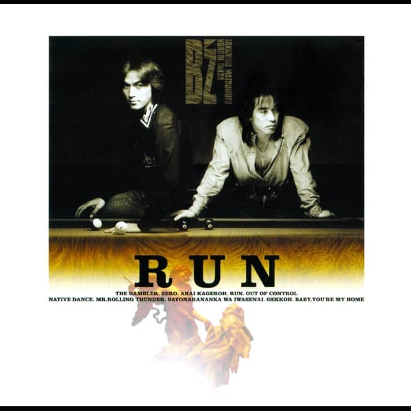 B'z『RUN』のジャケット